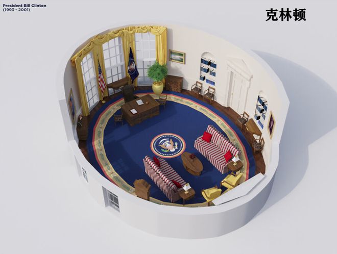 “椭圆形办公室”演变史！凯发·k8国际美国白宫(图15)