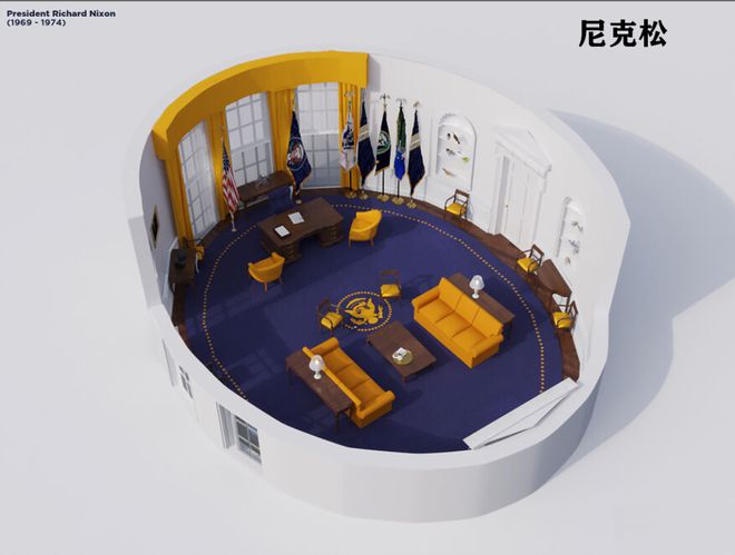 “椭圆形办公室”演变史！凯发·k8国际美国白宫(图18)