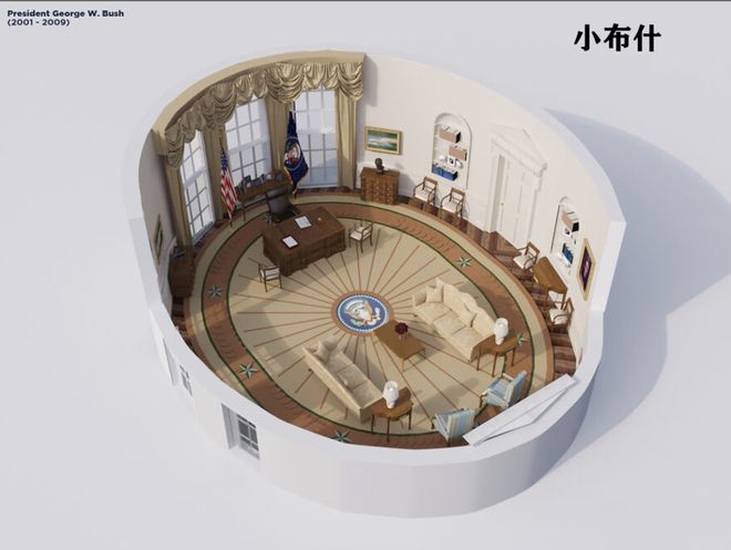 “椭圆形办公室”演变史！凯发·k8国际美国白宫(图22)
