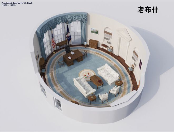 “椭圆形办公室”演变史！凯发·k8国际美国白宫(图38)